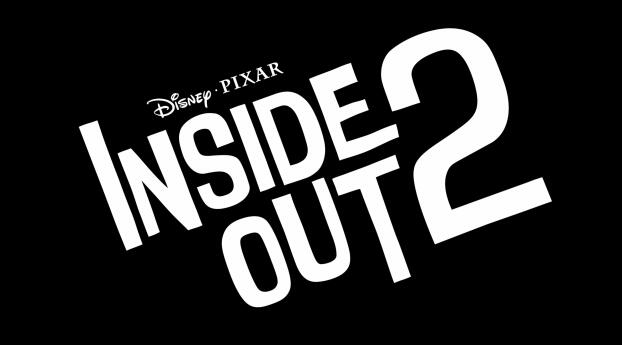 Inside Out 2 HD Logo Wallpaper 1350x689 Resolution