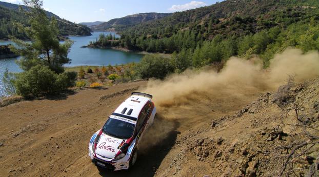 intercontinental rally challenge, dust, ford Wallpaper 320x568 Resolution