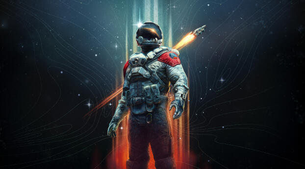 Into the Starfield Gaming Wallpaper 1080x2220 Resolution