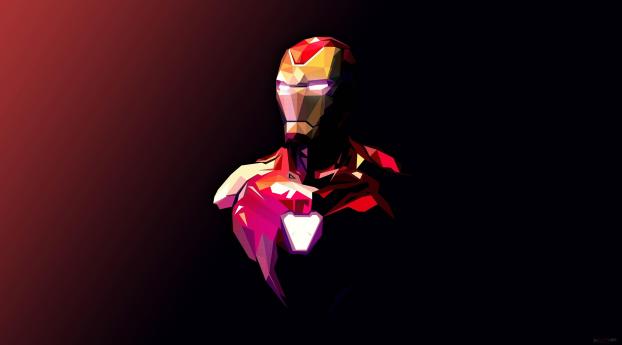 Iron Man Avenger Illustration Wallpaper 1440x2560 Resolution