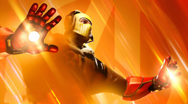 Iron Man Fortnite Avengers Endgame Raptor Wallpaper 2560x1440 Resolution
