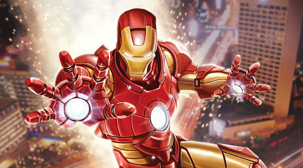 Iron Man Marvel Comic 2020 Wallpaper 1152x864 Resolution