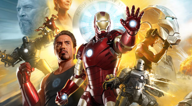 Iron Man Tribute Wallpaper 320x320 Resolution