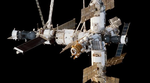 iss, space, building Wallpaper 1242x2688 Resolution