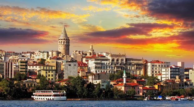istanbul, turkey, sea Wallpaper