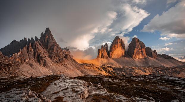 Italy 5K Dolomites Alps Wallpaper
