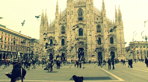 italy, milan, cathedral Wallpaper 2880x1800 Resolution