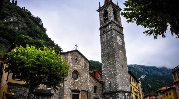 italy, mountain, tower Wallpaper 360x640 Resolution