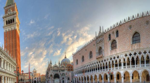 italy, piazza san marco, building Wallpaper 1024x768 Resolution