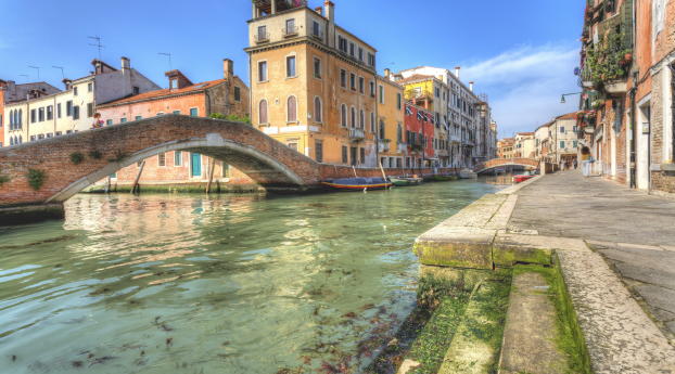 italy, venice, river Wallpaper 1024x768 Resolution