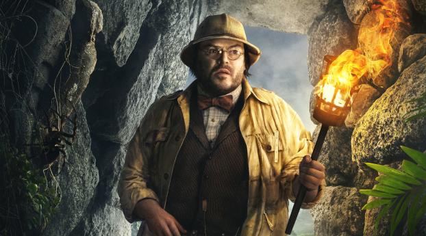 Jack Black In Jumanji Welcome to the Jungle Wallpaper 1080x2340 Resolution
