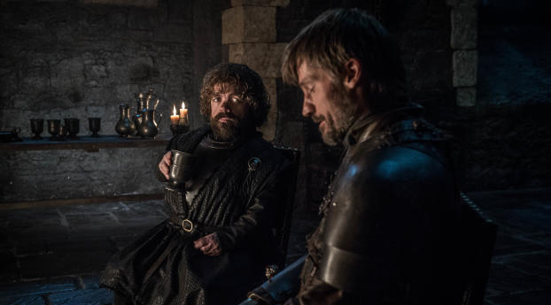 Jaime Lannister and Tyrion Lannister Game Of Thrones 8 Wallpaper 5220x1440 Resolution