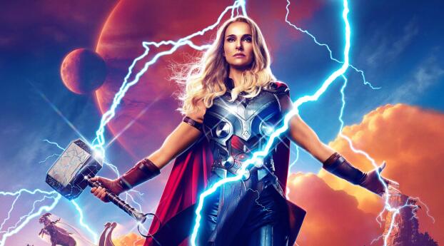 Jane Foster Thor Love and Thunder Wallpaper