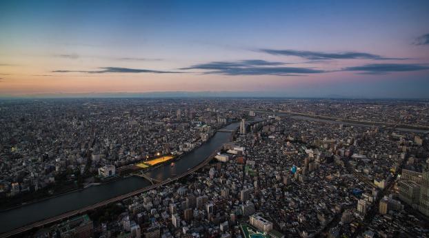 japan, tokyo, top view Wallpaper 2880x1800 Resolution