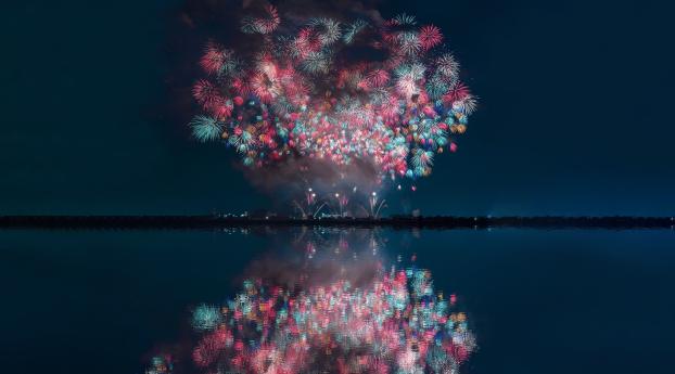 Japanese Fireworks Wallpaper 1280x720 Resolution