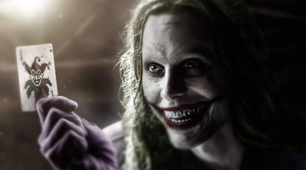 Jared Leto Joker Justice League Crazy Art Wallpaper 1440x1440 Resolution