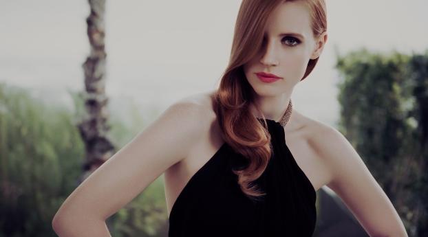 Jessica Chastain IMAGES Wallpaper 2560x1080 Resolution