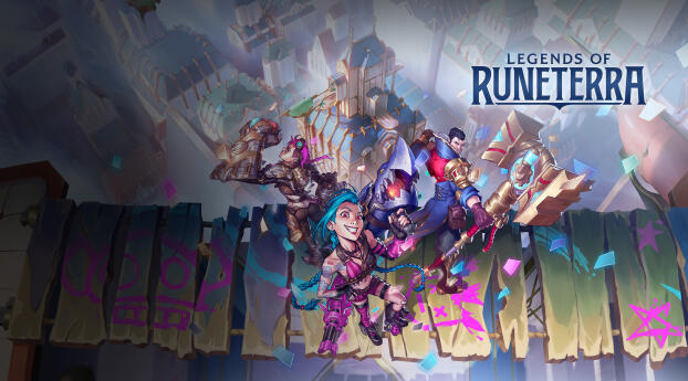 Jinx and Vi Legends Of Runeterra HD Wallpaper 1024x576 Resolution