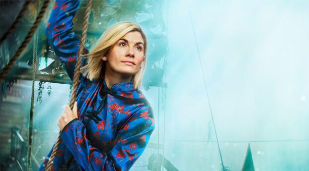 Jodie Whittaker as the Thirteenth Doctor Wallpaper 1200x2040 Resolution