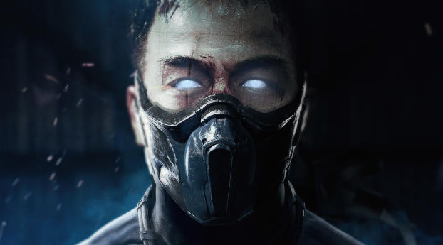 Joe Taslim As Sub Zero Mortal Kombat MovieArt Wallpaper 320x480 Resolution
