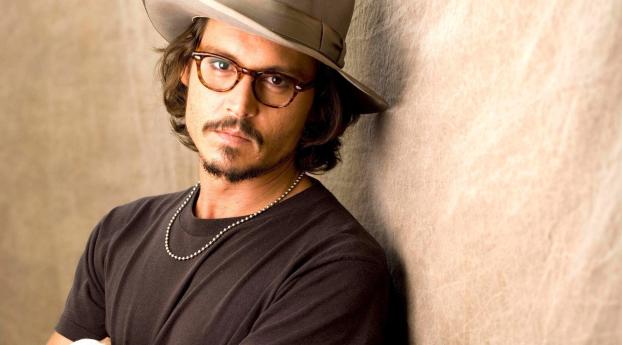 Johnny Depp In Specs wallpaper Wallpaper 240x320 Resolution