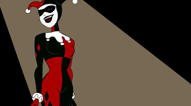 joker, girl, costume Wallpaper 640x1136 Resolution