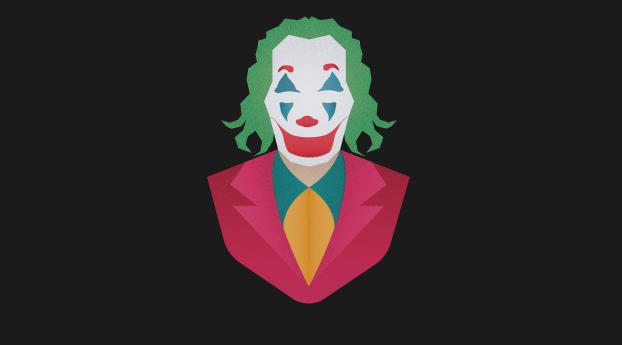 Joker Minimalist Face Wallpaper 1920x1080 Resolution