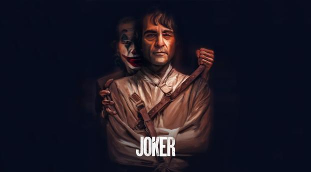 Joker Scary Poster Wallpaper 1080x1080 Resolution