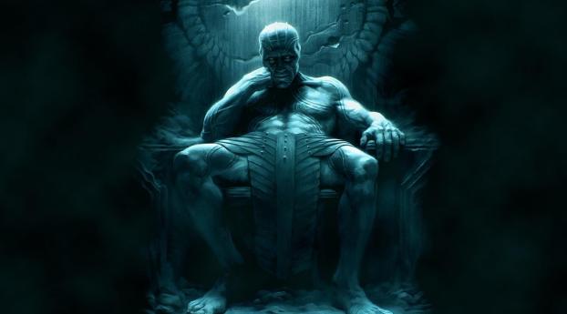 jotunheim, giant, throne Wallpaper 1080x2400 Resolution