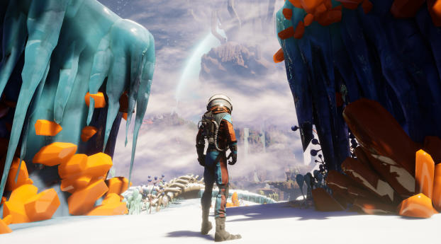 Journey to the Savage Planet Wallpaper 640x1136 Resolution