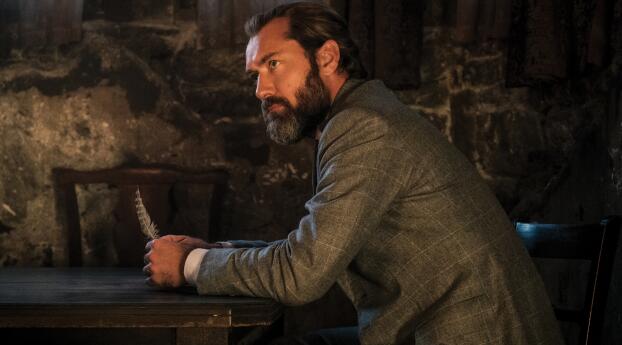 Jude Law as Albus Dumbledore HD Fantastic Beasts 2 Wallpaper 1080x1620 Resolution