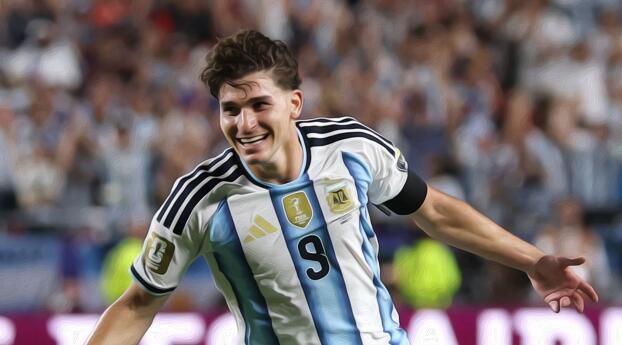 Julian Alvarez 2026 World Cup Wallpaper