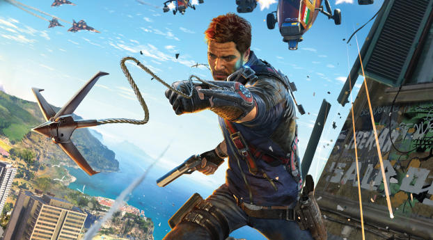 just cause 3, just cause, rico rodriguez Wallpaper 1400x1050 Resolution
