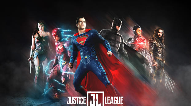 Justice League 2017 Poster Fan Art Wallpaper 2560x1080 Resolution