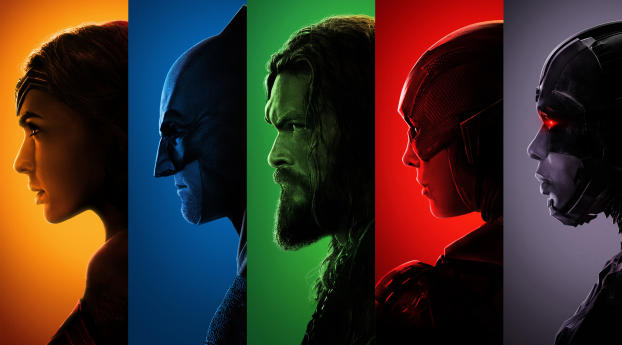 Justice League 2017 Superheroes Wallpaper 2560x1024 Resolution