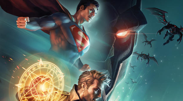 Justice League Dark Apokolips War DC Wallpaper 1080x2460 Resolution