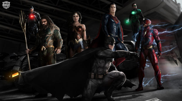 Justice League Fan Made Poster Wallpaper 1080x2316 Resolution