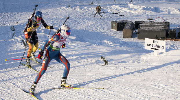 kaisa mäkäräinen, finnish biathlete, biathlon Wallpaper 1440x2960 Resolution