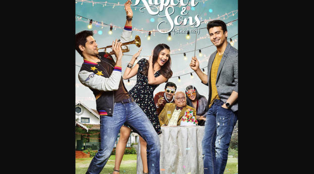 Kapoor And Sons Hd Poster Wallpaper 2560x1024 Resolution