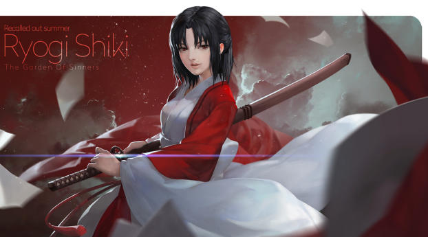 kara no kyoukai, ryougi shiki, anime Wallpaper 1280x800 Resolution