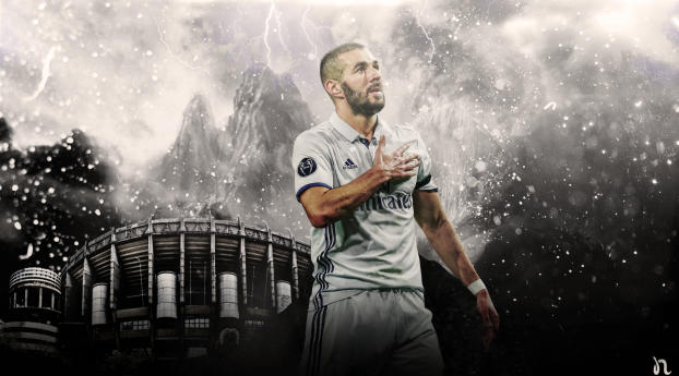 Karim Benzema Real Madrid 2021 Wallpaper