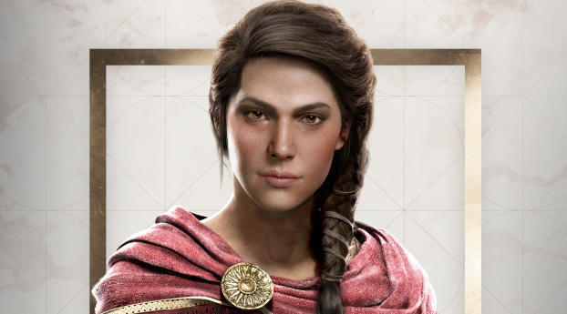 Kassandra Assassins Creed Odyssey Wallpaper 768x1024 Resolution