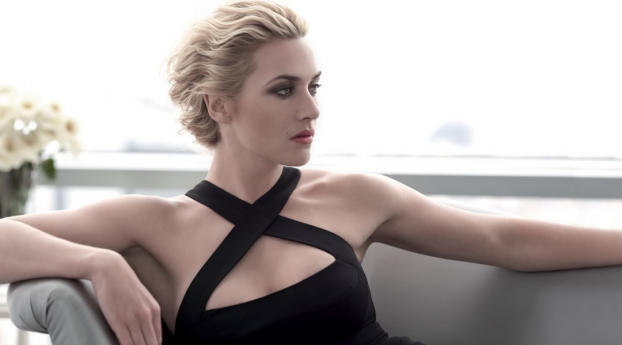 Kate Winslet Beautiful Pic  Wallpaper 2560x1024 Resolution