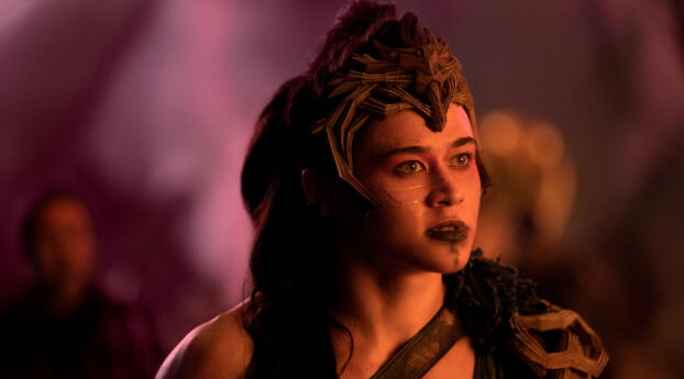 Katy O'Brian as Jentorra in Quantumania Movie Wallpaper 1080x2240 Resolution