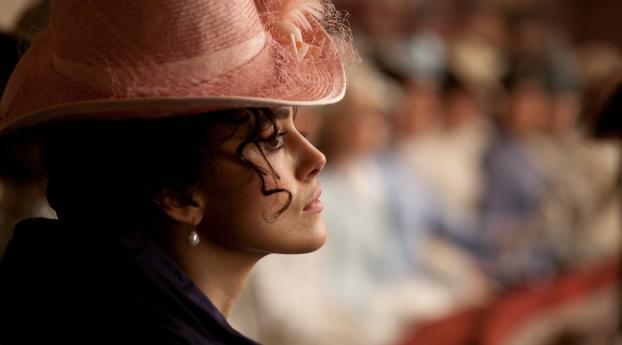 Keira Knightley PINK HAT IMAGES Wallpaper 1920x1080 Resolution