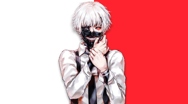 Ken Kaneki Tokyo Ghoul Art Wallpaper 2560x1600 Resolution