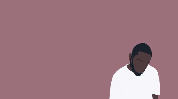  Kendrick Lamar Minimal Wallpaper 3840x1920 Resolution