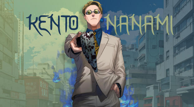 Kento Nanami Cool Jujutsu Kaisen Digital Wallpaper 2560x1600 Resolution