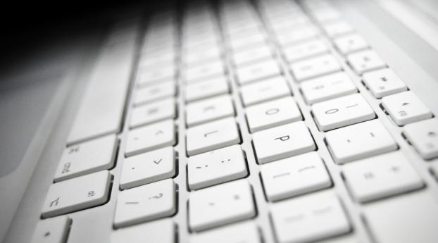 keyboard, white, mac Wallpaper 320x480 Resolution