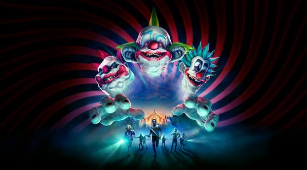 Killer Klowns from Outer Space The Game HD Wallpaper 950x1534 Resolution